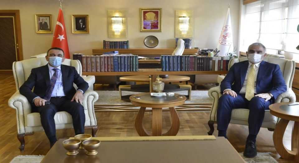 Kültür ve Turizm Bakanı Ersoy, Siirti kabul etti