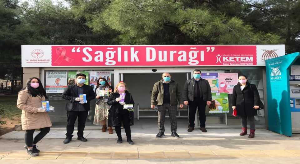 Mardin’de maskeli farkındalık