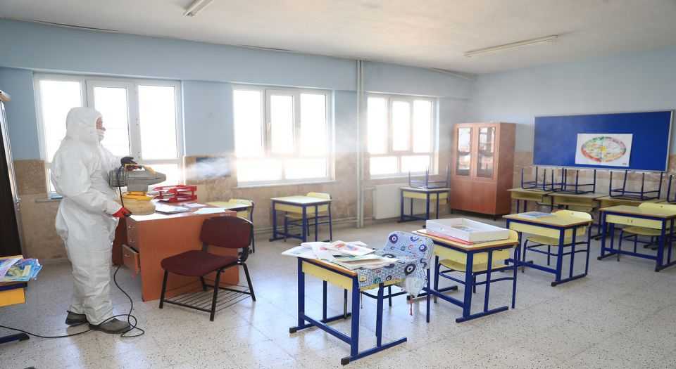 Pamukkalede okullar öğrenciler için hazırlanıyor