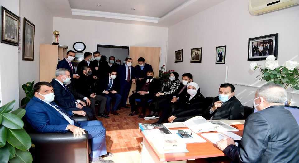 AK Parti Malatya heyetinden Gazeteciler Cemiyetine ziyaret