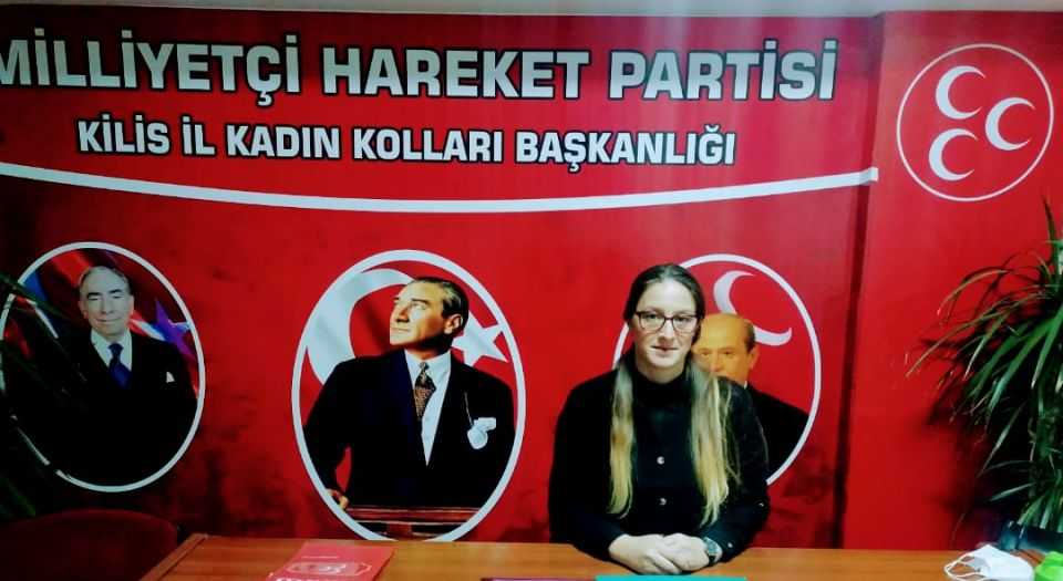 MHP Kilis İl Kadın Kolları Başkanı kadına şiddeti kınadı