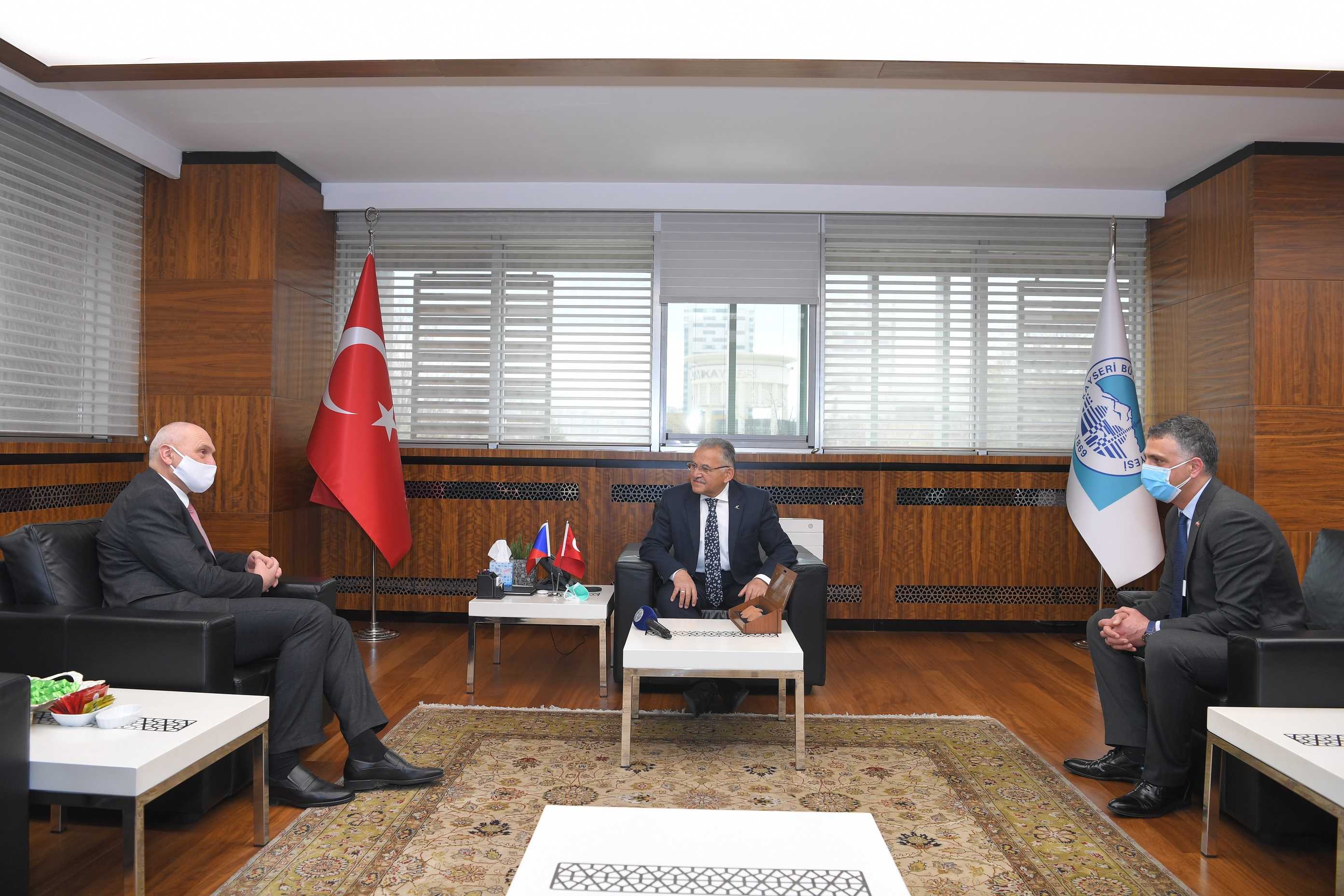 Çek Cumhuriyeti Ankara Büyükelçisiden Kayseri ziyareti
