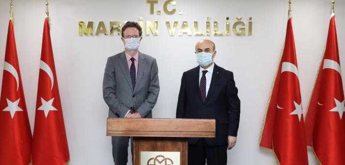 AB Türkiye Başkanı Mardin Valisini ziyaret etti