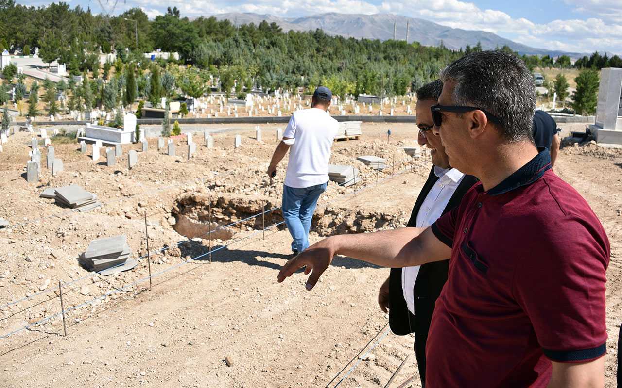 Malatya Şehir Mezarlığı’na Diyarbakır’dan inceleme ziyareti