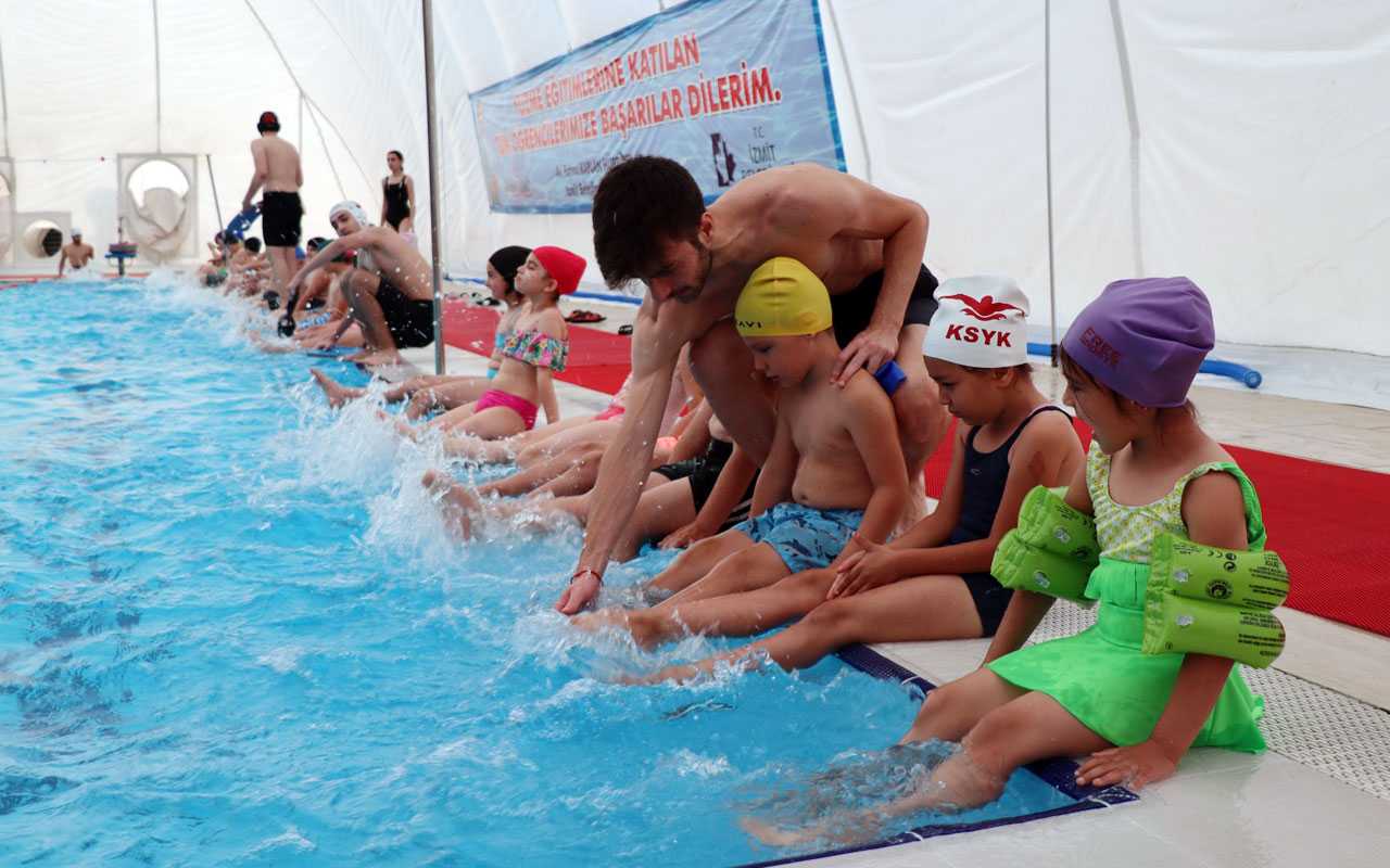 Kocaeli İzmit’te ücretsiz yüzme kursları