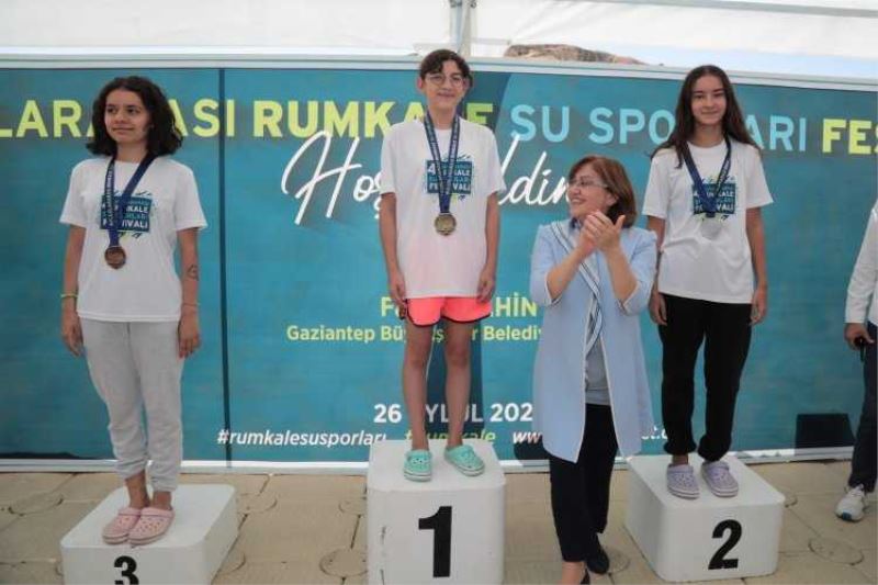 Su sporlarının kalbi Gaziantep Rumkalede attı