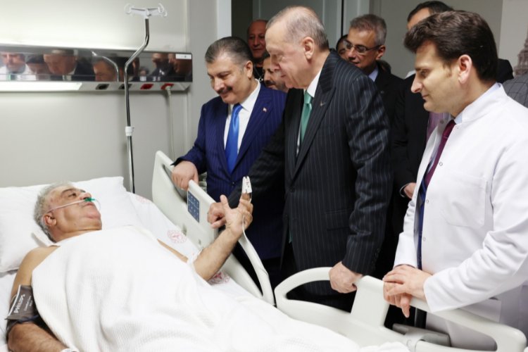 Cumhurbaşkanı Erdoğandan Binali Yıldırıma ziyaret