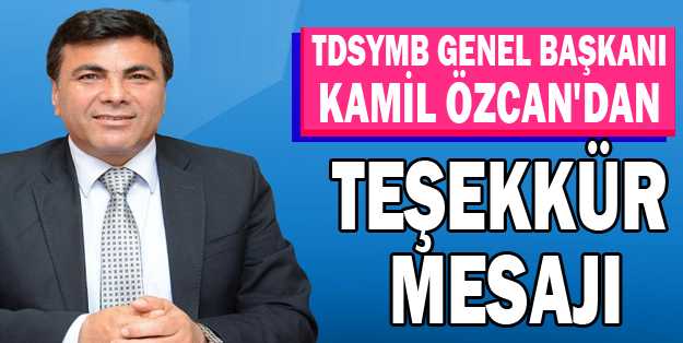 TDSYMB Başkanı Kamil Özcan