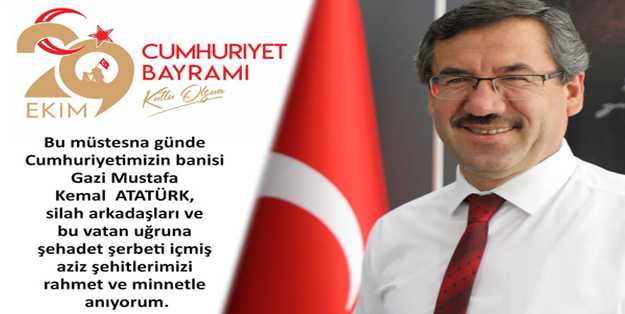 Rektör Prof. Dr. İbrahim Diler’in Cumhuriyet Bayramı Mesajı