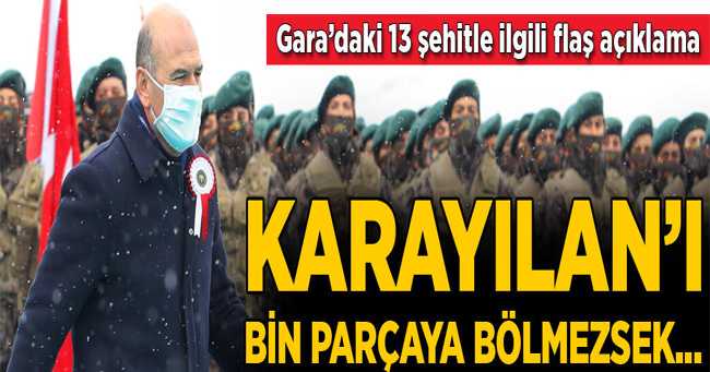 Bakan Soylu: Murat Karayılan’ı yakalayıp bin parçaya bölmezsek bu millet yüzümüze tükürsün
