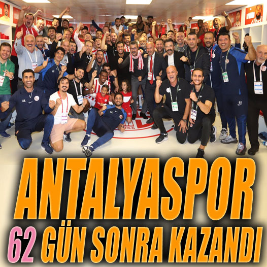 Antalyaspor 62 gün sonra kazandı