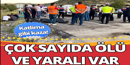 Konya Isparta Karayolunda katliam gibi kaza! 5 ölü, 4 yaralı