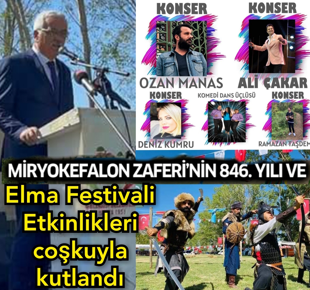 Miryokefalon Zaferi’nin 846. Yılı Ve Elma Festivali Etkinlikleri coşkuyla Kutlandı