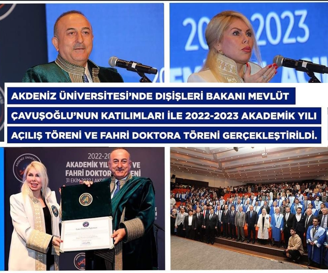 Akdeniz Üniversitesi’nden Bakan Çavuşoğlu’na Fahri Doktora Unvanı