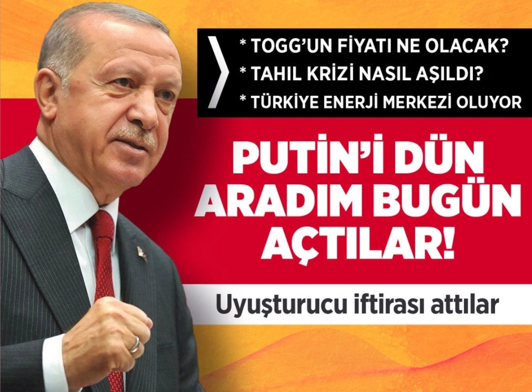 Cumhurbaşkanı Erdoğan: Putin