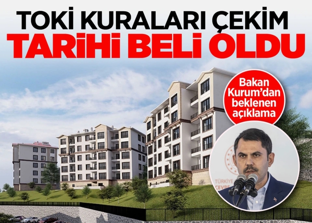 TOKİ sosyal konut projesi ilk kura çekim tarihi belli oldu Murat Kurum duyurdu