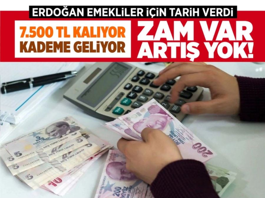 Emeklilere kademeli zam kesinleşti işte zamlı emekli maaşları! Kimler 7.500 TL almaya devam edecek? Kök maaş nedir?
