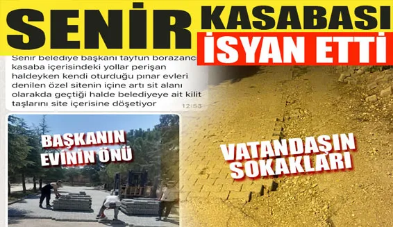 Senirliler Belediyeye isyan etti! Hizmet alamıyoruz 