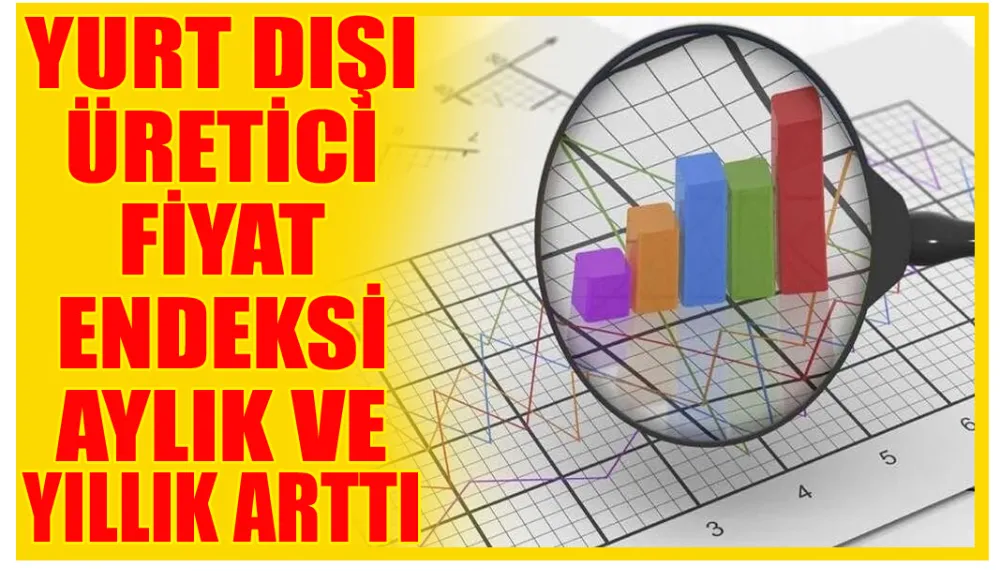 Yurt dışı üretici fiyat endeksi aylık ve yıllık arttı