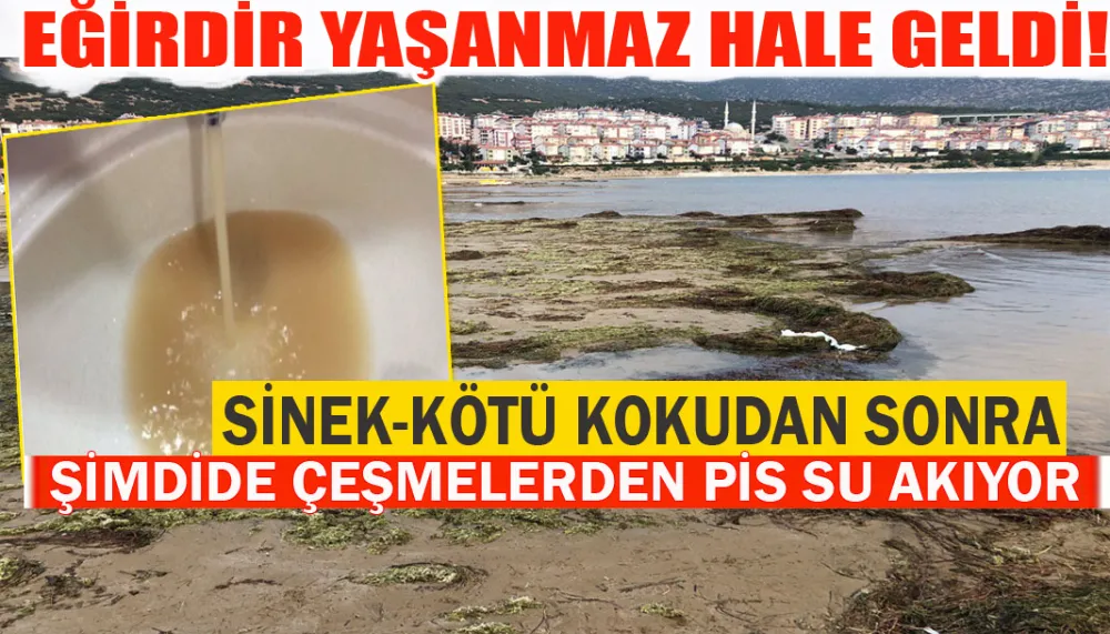 Eğirdir yaşanmaz hale geldi! Kötü koku ve kirli su