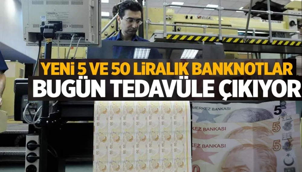 YENİ PARALAR TEDAVÜLE ÇIKTI