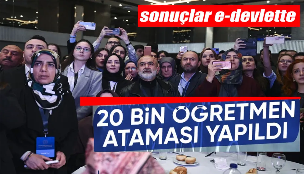 20 bin öğretmenin atama sonuçları açıklandı