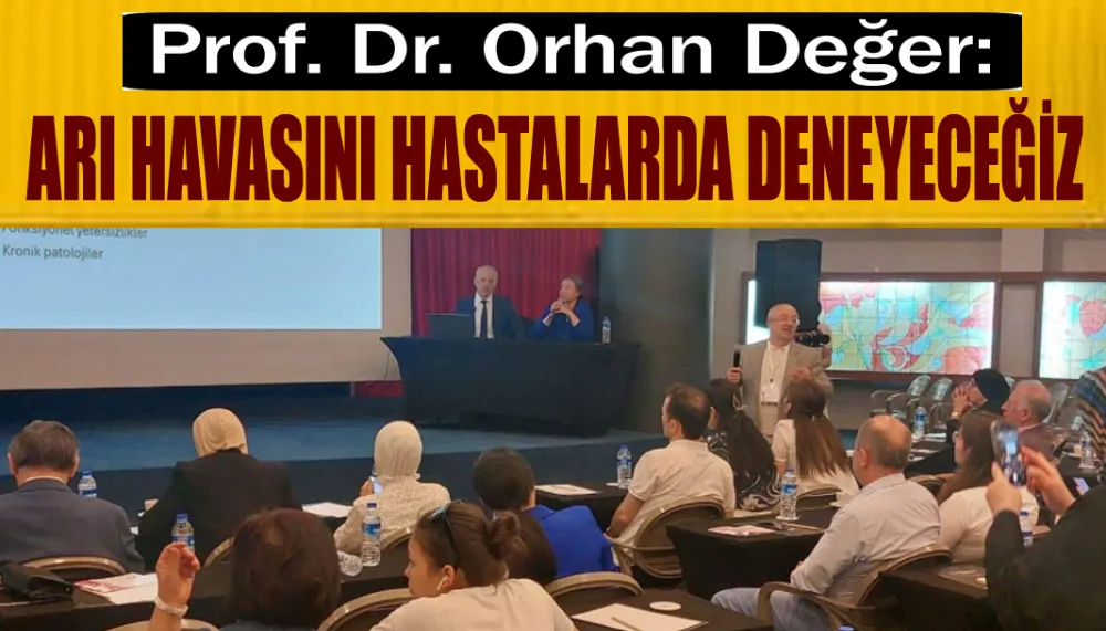 Prof. Dr. Orhan Değer: Arı havasını hastalarda deneyeceğiz
