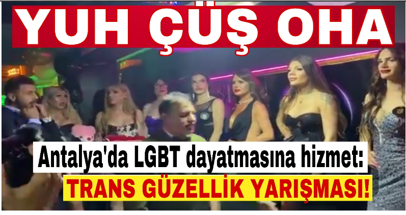 Antalya’da trans güzellik yarışması düzenlendi 