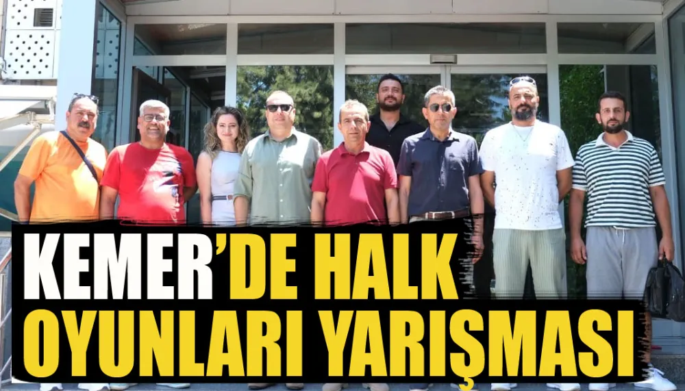 Kemer’de halk oyunları yarışması