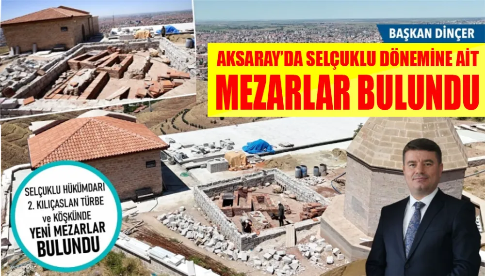 Aksaray’da Selçuklu Dönemine ait mezarlar bulundu