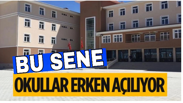 Okullar Erken Açılacak ve Ders Saatleri Değişecek