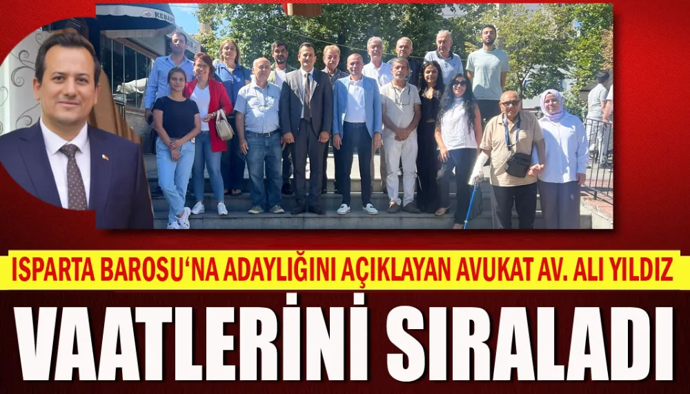 Baro başkan adayı Yıldız vaatlerini sıraladı