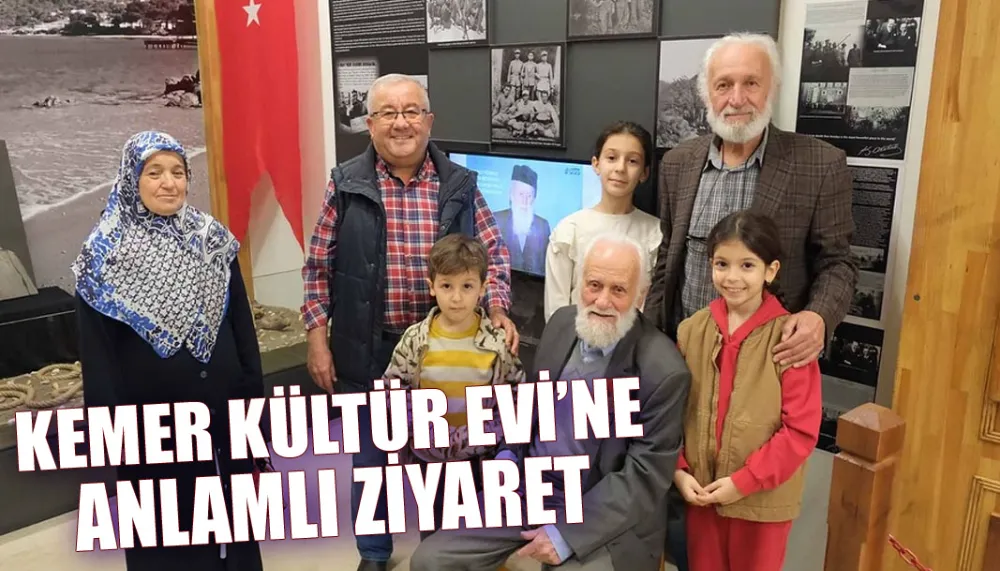 Kemer kültür evi’ne anlamlı ziyaret 