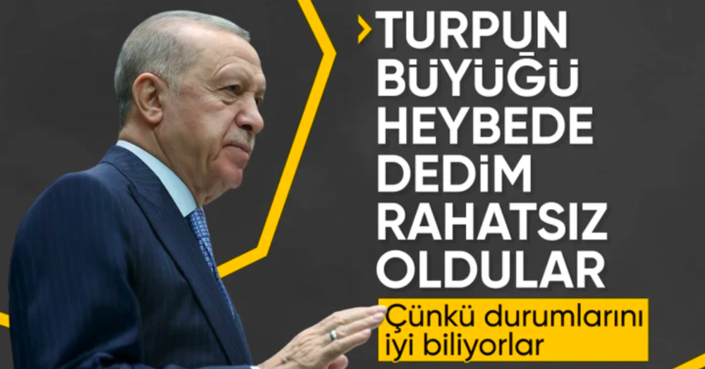 Cumhurbaşkanı Erdoğan: Turpların büyükleri heybede dediğimiz için rahatsız oldular