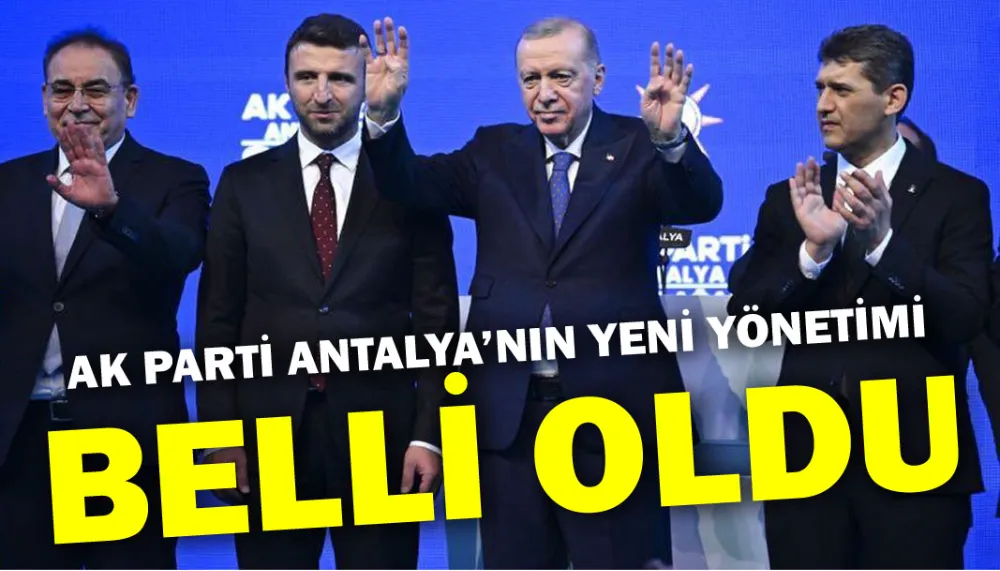 Ak Parti Antalya il Başkanı Ali Çetin