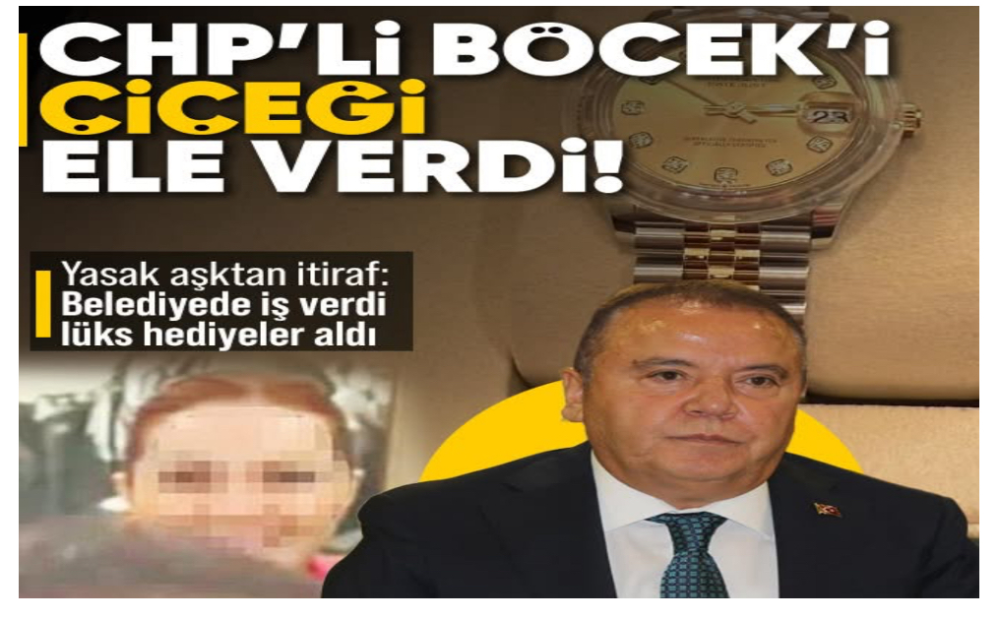 Yasak aşkını belediyede müdür yapıp lüks hediyelere boğuyordu