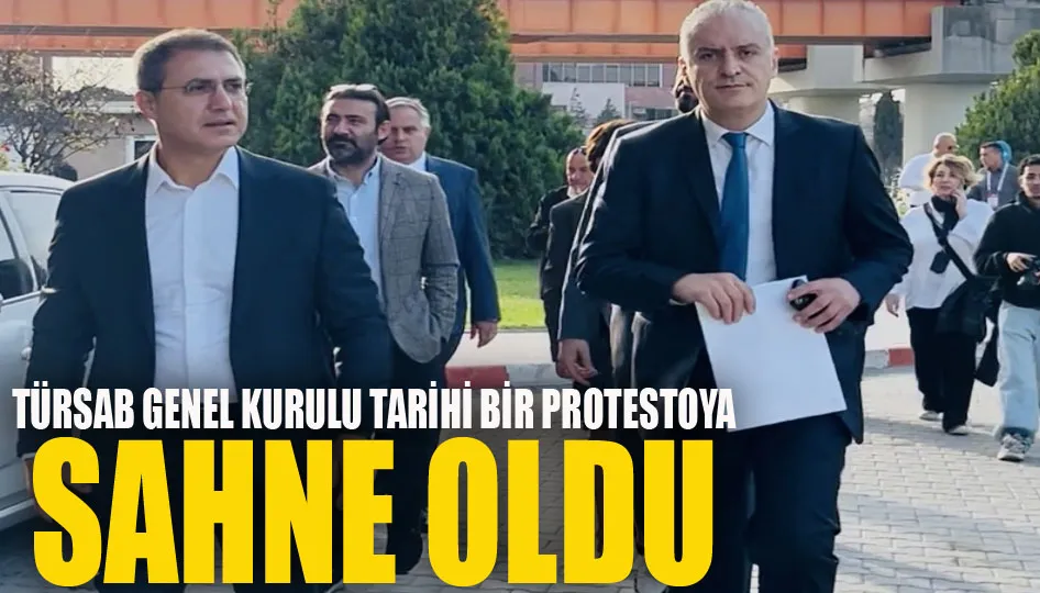 TÜRSAB GENEL KURULU TARİHİ BİR PROTESTOYA SAHNE OLDU