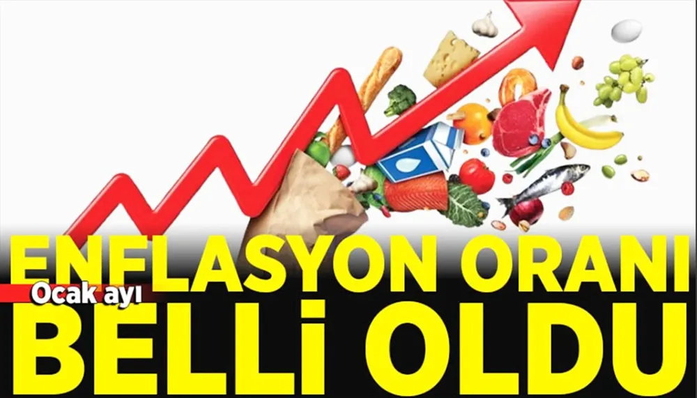 Enflasyon rakamları belli oldu