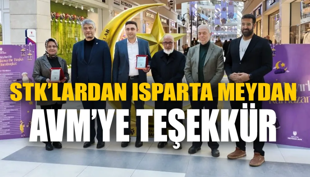 STK’lardan meydan AVM’ye teşekkür