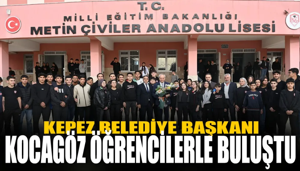 Kocagöz öğrencilerle buluştu