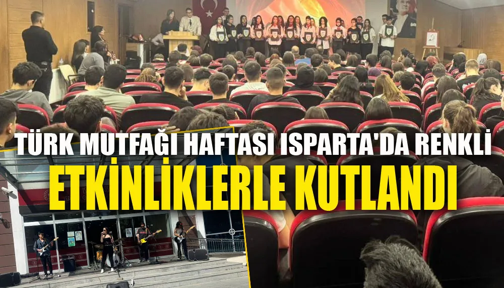 Türk mutfağı haftası Isparta