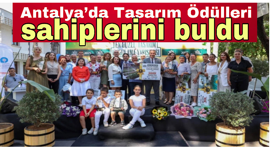 Antalya’da Tasarım Ödülleri sahiplerini buldu
