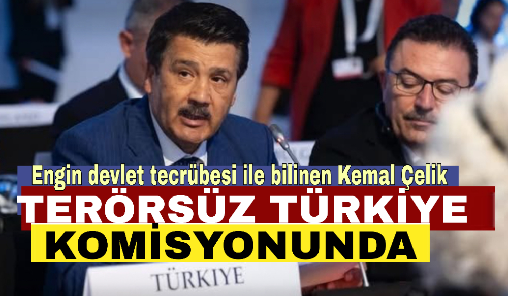 Devlet Tecrübesiyle Öne Çıkıyor: Kemal Çelik Terörsüz Türkiye Komisyonu