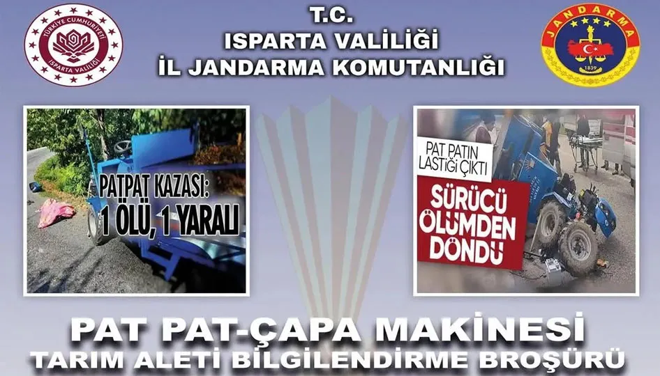Isparta Jandarmasından “Pat Pat” Uyarısı