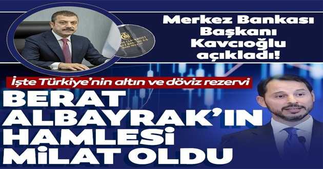 Merkez Bankası Başkanı Şahap Kavcıoğlu açıkladı! Berat Albayrak