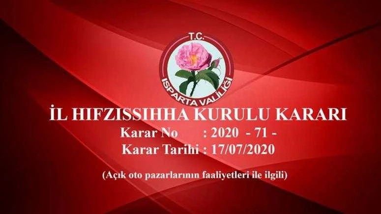İL HIFSIZSIHHA KURUL KARARI VERİLDİ