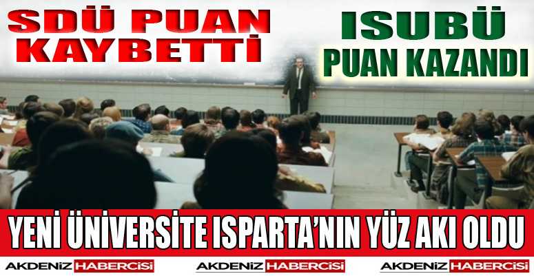 ISUBÜ, SDÜ’YÜ GERİDE BIRAKTI