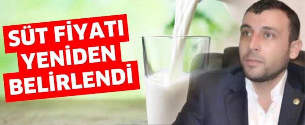 Süt fiyatları yeniden belirlendi