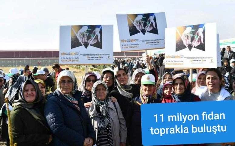 Isparta’da Fidanlar Toprakla Buluştu