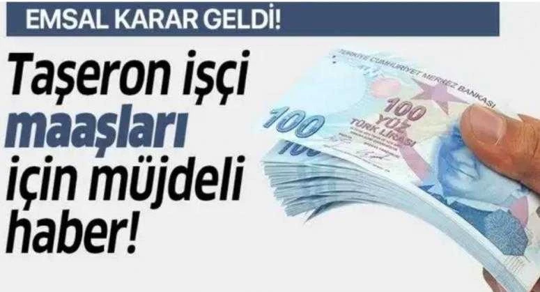 Kadroya geçen taşerona müjde